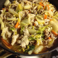 ぼのん's cooksnap of when they made 残った野菜で簡単アレンジ☆白菜の麻婆炒め.