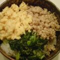 ののたんワンコ's cooksnap of when they made 簡単♡そぼろ3色丼.