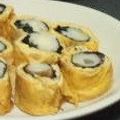 ａｐｉ＊'s cooksnap of when they made お弁当に！　チーズちくわの卵巻き.