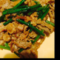 おたんこぷー's cooksnap of when they made 豚肉とにんにくの芽の炒め物。.