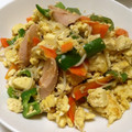 虹色えぷろん's cooksnap of when they made ☆魚肉ソーセージと厚揚げのチャンプル～☆.