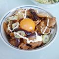 sachi1229's cooksnap of when they made ✿豚バラとナスの豚キムチマヨがけ丼✿.