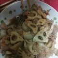 MKolsen's cooksnap of when they made れんこんと豚肉の甘辛炒め.