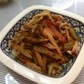 ふなここ's cooksnap of when they made ごぼうと焼き豚の甘辛きんぴら.