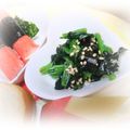 ゆけり３兄弟's cooksnap of when they made ほうれん草磯辺和え.