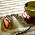 さとみきた's cooksnap of when they made 簡単だけどお店くらい美味しい！苺大福！.