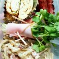 ゆきんこJS's cooksnap of when they made かいわれハム☆お弁当.