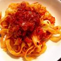 でこちゃむ's cooksnap of when they made トマトとモッツァレラのフェットチーネ.