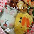 いちごみかん大福's cooksnap of when they made LINE TOWN第2段。キャラ弁。.