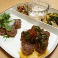 なっサン's cooksnap of when they made ひき肉でサイコロステーキ☆すてき.