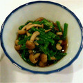 8maman's cooksnap of when they made ほうれん草とエノキのおひたし.