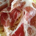 Erichuan's cooksnap of when they made キャベツ☆生ハムパスタ♪.