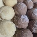 うさことじゅんくん．'s cooksnap of when they made レンジで簡単超速2分スノーボールクッキー.