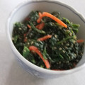 きらり流れ星's cooksnap of when they made 簡単！にんじんとほうれん草のゴマ和え.