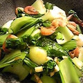 美味しいずき's cooksnap of when they made 青梗菜と桜エビの炒め物.