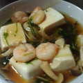 ほねほねになりたい's cooksnap of when they made 豆腐の和風エビあんかけ.