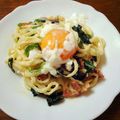 かじゅさ！'s cooksnap of when they made ヨーグルトカルボうどん.