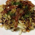 loveチーズケーキ's cooksnap of when they made ＊粉から手作りのお好み焼き.