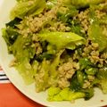mmameco's cooksnap of when they made レタスのひき肉炒め.