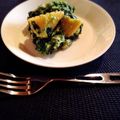 模似子's cooksnap of when they made アボカドがナイス！春菊と柿のサラダ.