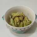ミミ猫's cooksnap of when they made 超簡単☆シャキシャキセロリの塩麹ナムル.
