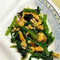 amjkao's cooksnap of when they made 簡単☆ほうれん草と炒り卵の和え物.