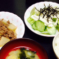 じゅな介's cooksnap of when they made 長芋とワサビの和風サラダ☆.