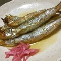 SP♪'s cooksnap of when they made ししゃもの酢漬け.
