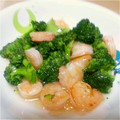 3dori3's cooksnap of when they made 海老とブロッコリーの黒胡椒炒め.