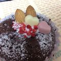 さきめろ♡'s cooksnap of when they made 裏ワザ☆ガトーショコラを可愛く飾り付け♪.