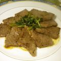 大魔女's cooksnap of when they made 牛肉のバター焼き　三つ葉のソテーと.