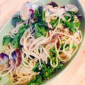 ANJINHA's cooksnap of when they made 春の旬な食材★あさりと菜の花のパスタ.