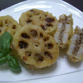 hisa411yo's cooksnap of when they made れんこんのはさみ揚げ.