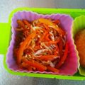 めろんぐまん's cooksnap of when they made にんじんとじゃこの炒め物 お弁当に！.