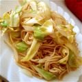 まりーにゃんにゃ's cooksnap of when they made 一人御膳□標準版ソース焼きそば.