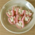 くぷむっち's cooksnap of when they made かまぼこの飾り切り☆立体の蝶々♪.