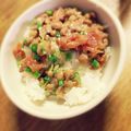 aiipon's cooksnap of when they made 甘酸っぱい☆梅ハニーの納豆ご飯.