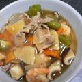 ユキメンコイ's cooksnap of when they made これはおすすめ☆豚肉と海老のあんかけご飯☆.
