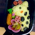 maina77's cooksnap of when they made キリンさん☆キャラ弁.