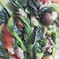 あつこちあ's cooksnap of when they made ビタミン菜としめじの炒め物.
