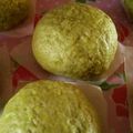 はなちゃん1019's cooksnap of when they made 小麦粉で作る☆抹茶の蒸しまんじゅう.