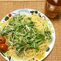 雪だま's cooksnap of when they made ツナと水菜の和風パスタ.