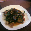 riyo117's cooksnap of when they made 茄子と豚肉とニラの簡単炒め☆.