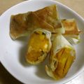 けんけんち's cooksnap of when they made カボチャの煮物リメイク♡春巻き♡.