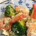 かぴまちﾏﾏ's cooksnap of when they made エビＸブロッコリーの卵白炒め♪.