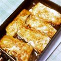 うたかた。's cooksnap of when they made 大葉にんにく醤油＆チーズのお豆腐ばさみ☆.