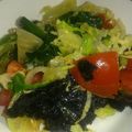 YUUU121's cooksnap of when they made ほうれん草・キャベツ・トマトのおひたし♪.