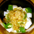 ﾋﾟﾛﾐ♡'s cooksnap of when they made 長芋とおくらのお通し.