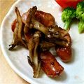 黒犬のミケ's cooksnap of when they made まいたけとウインナーのアーリオオーリオ☆.