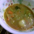 ゆー(^^*)'s cooksnap of when they made 鍋底カレーで★カレー野菜スープ.
